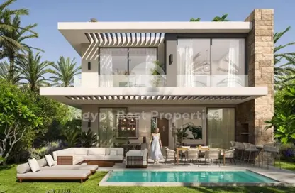 Chalet - 2 Bedrooms - 2 Bathrooms for sale in Azha North - Ras Al Hekma - North Coast