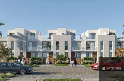 Townhouse - 4 - 3 for sale in Key Of Greens - New Zayed City - Sheikh Zayed City - Giza