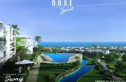 شاليه - غرفة نوم - 2 حمامات للبيع في دوس - قسم الضبعة - الساحل الشمالي