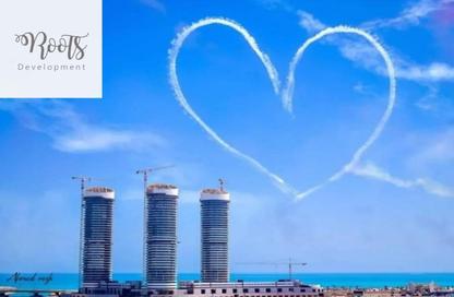 Apartment - 2 Bedrooms - 2 Bathrooms for sale in The Gate Towers - New Alamein City - Al Alamein - North Coast
