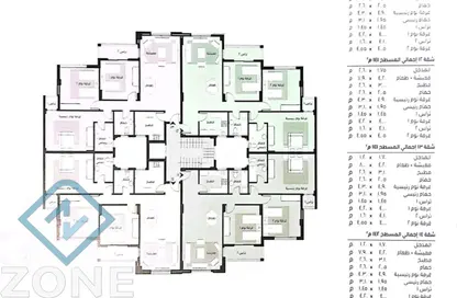 شقة - 3 غرف نوم - 2 حمامات للبيع في B12 - مدينتي - القاهرة