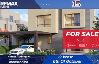 Villa - 3 Bedrooms - 4 Bathrooms for sale in O West - 6 October Compounds - 6 October City - Giza Villa - 3 Bedrooms - 4 Bathrooms for sale in O West - 6 October Compounds - 6 October City - Giza