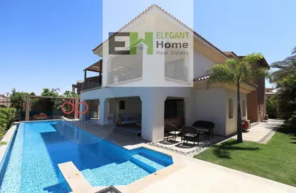 Villa - 6 Bathrooms for rent in Marassi - Sidi Abdel Rahman - North Coast