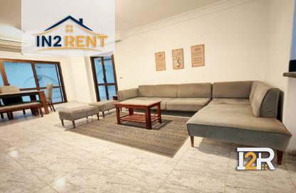 Apartment - 2 Bedrooms - 2 Bathrooms for rent in Degla Square - Degla - Hay El Maadi - Cairo