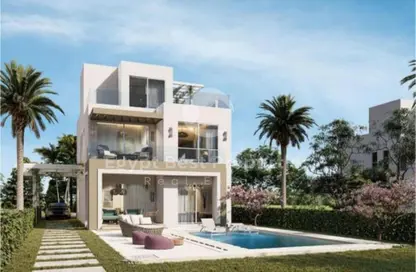 Chalet - 3 Bedrooms - 3 Bathrooms for sale in Naia bay - Ras Al Hekma - North Coast