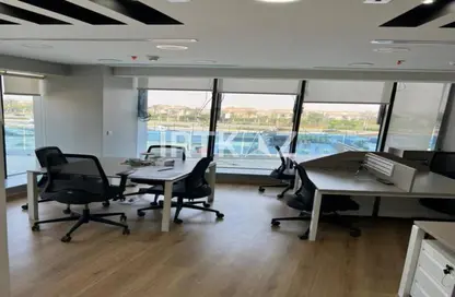 Office Space - 1 Bedroom - 1 Bathroom for rent in American University Housing District - 5th Settlement Compounds - The 5th Settlement - New Cairo City - Cairo