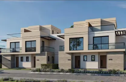 Twin House - 4 Bedrooms - 5 Bathrooms for sale in Hyde Park Central - The 6th Settlement - New Cairo City - Cairo