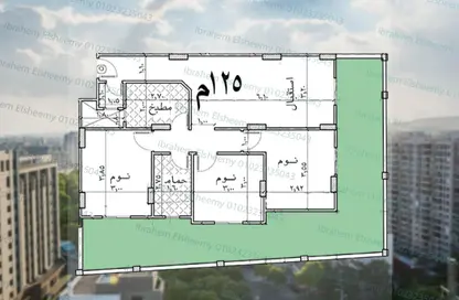 شقة - 3 غرف نوم - 2 حمامات للبيع في البوابة الثانية - احمس - حدائق الاهرام - الجيزة