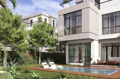 فيلا - 4 غرف نوم - 6 حمامات للبيع في كومباوند سعاده - مدينة القاهرة الجديدة - القاهرة