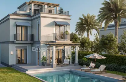 Villa - 4 Bedrooms - 5 Bathrooms for sale in Belle Vie - New Zayed City - Sheikh Zayed City - Giza