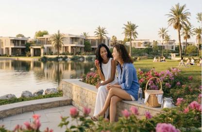 دوبلكس - 4 غرف نوم - 4 حمامات للبيع في دبليو من ووتر وي - المستثمرين الجنوبية - مدينة القاهرة الجديدة - القاهرة