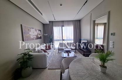 Apartment - 1 Bedroom - 2 Bathrooms for rent in Aljazi Marriott Residences - Mohamed Naguib Axis - North Investors Area - New Cairo City - Cairo