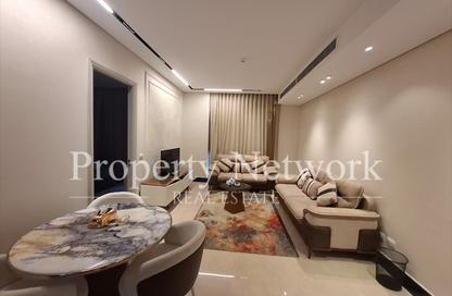 Apartment - 1 Bedroom - 2 Bathrooms for rent in Aljazi Marriott Residences - Mohamed Naguib Axis - North Investors Area - New Cairo City - Cairo