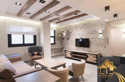 Apartment - 2 Bedrooms - 1 Bathroom for rent in Palm Hills Village Gate - South Investors Area - New Cairo City - Cairo