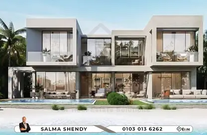 فيلا - 3 غرف نوم - 4 حمامات للبيع في ازها الساحل الشمالي - راس الحكمة - الساحل الشمالي