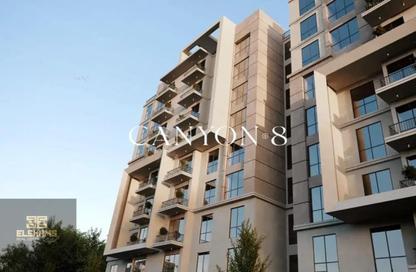 Townhouse - 4 Bedrooms - 3 Bathrooms for sale in Canyon 8 - R8 - New Capital City - Cairo Townhouse - 4 Bedrooms - 3 Bathrooms for sale in Canyon 8 - R8 - New Capital City - Cairo