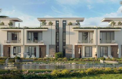 Townhouse - 4 Bedrooms - 3 Bathrooms for sale in Canyon 8 - R8 - New Capital City - Cairo Townhouse - 4 Bedrooms - 3 Bathrooms for sale in Canyon 8 - R8 - New Capital City - Cairo