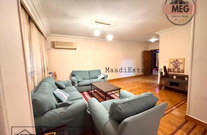 Apartment - 2 Bedrooms - 2 Bathrooms for rent in Street 233 - Degla - Hay El Maadi - Cairo