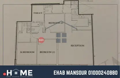 Apartment - 3 Bedrooms - 4 Bathrooms for sale in The Waterway View - 90 Street - The 5th Settlement - New Cairo City - Cairo