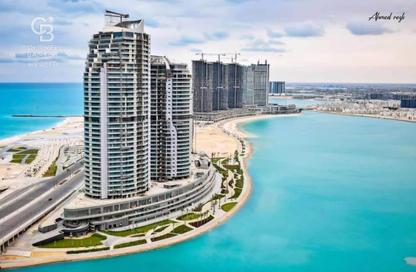 Chalet - 1 Bedroom - 1 Bathroom for sale in North Edge Towers - New Alamein City - Al Alamein - North Coast