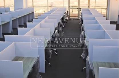 Office Space - Studio - 3 Bathrooms for rent in Bank Center Street - South Teseen St. - The 5th Settlement - New Cairo City - Cairo