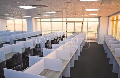 Office Space - Studio - 3 Bathrooms for rent in Bank Center Street - South Teseen St. - The 5th Settlement - New Cairo City - Cairo