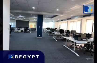 Office Space - Studio - 6 Bathrooms for rent in V90 - North Teseen St. - The 5th Settlement - New Cairo City - Cairo