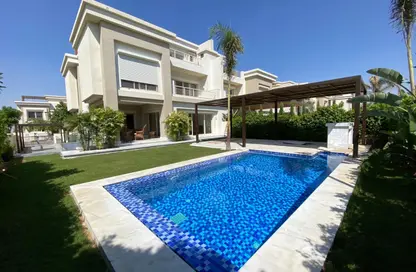 Villa - 4 Bedrooms - 6 Bathrooms for rent in Al Shouyfat - 5th Settlement Compounds - The 5th Settlement - New Cairo City - Cairo