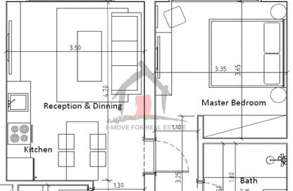 Apartment - 1 Bedroom - 2 Bathrooms for sale in Hacienda Waters - Qesm Ad Dabaah - North Coast
