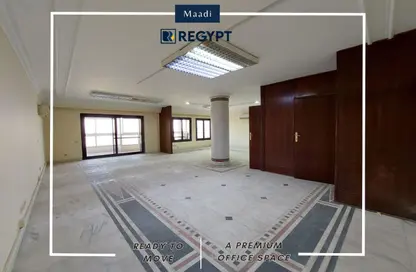 Full Floor - Studio - 3 Bathrooms for rent in Cornish El Nile St. - Maadi - Hay El Maadi - Cairo