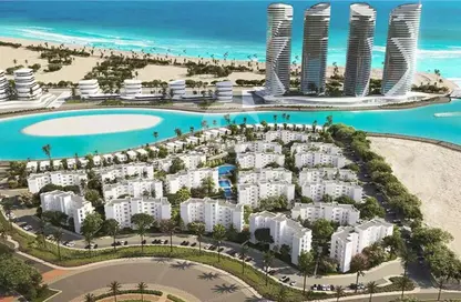 Chalet - 2 Bedrooms - 2 Bathrooms for sale in New Alamein City - Al Alamein - North Coast