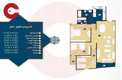 Apartment - 3 Bedrooms - 2 Bathrooms for sale in Abou Quer Road   Gamal Abdel Nasser Road - Janaklees - Hay Sharq - Alexandria
