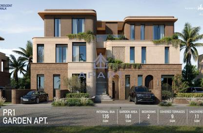 Villa - 4 Bedrooms - 5 Bathrooms for sale in Crescent Walk - 5th Settlement Compounds - The 5th Settlement - New Cairo City - Cairo