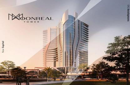 Office Space - Studio - 1 Bathroom for sale in Moon Real Tower - New Capital Compounds - New Capital City - Cairo