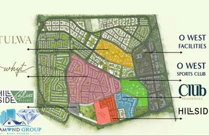 شقة - 2 غرف نوم - 2 حمامات للبيع في أو ويست - كمبوندات 6 أكتوبر - مدينة 6 أكتوبر - الجيزة