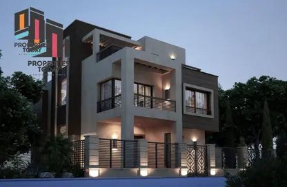 Twin House - 5 Bedrooms - 6 Bathrooms for sale in New Giza - Cairo Alexandria Desert Road - 6 October City - Giza