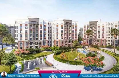 شقة - 3 غرف نوم - 2 حمامات للبيع في اليكس ويست - كمبوندات الاسكندرية - الاسكندرية