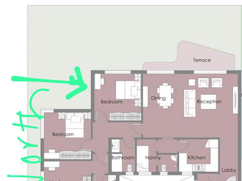 3BR Apartment | Garden Access | Palm Hills thumbnail