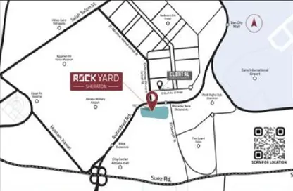 شقة - 2 غرف نوم - 2 حمامات للبيع في روك يارد - شيراتون المطار - النزهة - القاهرة