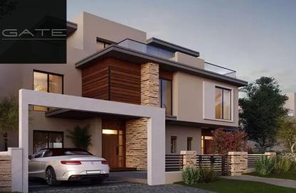 Twin House - 4 Bedrooms - 5 Bathrooms for sale in The Estates - Sheikh Zayed Compounds - Sheikh Zayed City - Giza