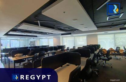 Office Space - Studio - 7 Bathrooms for rent in V90 - North Teseen St. - The 5th Settlement - New Cairo City - Cairo