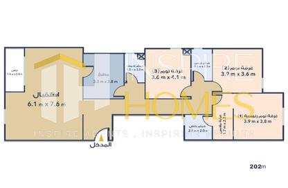 Apartment - 3 - 3 for rent in Vee Sawari - Waterfront - Sawary - Alexandria Compounds - Alexandria
