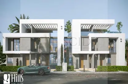 منزل مزدوج - 4 غرف نوم - 4 حمامات للبيع في كيو هيلز - مدينة زايد الجديدة - الشيخ زايد - الجيزة