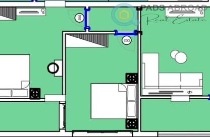 Apartment - 2 Bedrooms - 1 Bathroom for sale in Aurora Palace - Hurghada Resorts - Hurghada - Red Sea