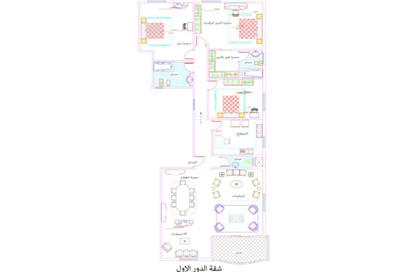 Apartment - 3 Bedrooms - 3 Bathrooms for sale in El Banafseg Apartment Buildings - El Banafseg - New Cairo City - Cairo