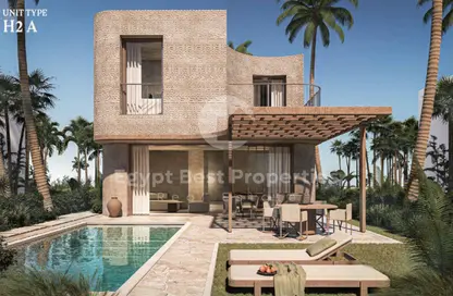 فيلا - 4 غرف نوم - 4 حمامات للبيع في راملا - راس الحكمة - الساحل الشمالي