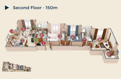 Apartment - 3 Bedrooms - 2 Bathrooms for sale in North Rehab - New Cairo City - Cairo