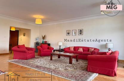 Apartment - 3 Bedrooms - 3 Bathrooms for rent in Street 254 - Degla - Hay El Maadi - Cairo