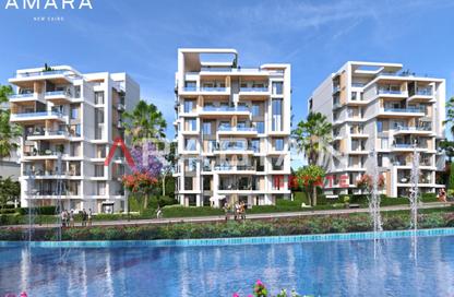 Apartment - 3 Bedrooms - 3 Bathrooms for sale in Amara - El Lotus - New Cairo City - Cairo Apartment - 3 Bedrooms - 3 Bathrooms for sale in Amara - El Lotus - New Cairo City - Cairo