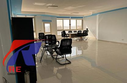 Office Space - Studio - 2 Bathrooms for rent in Gamal Abdel Nasser Axis - The 3rd Settlement - New Cairo City - Cairo
